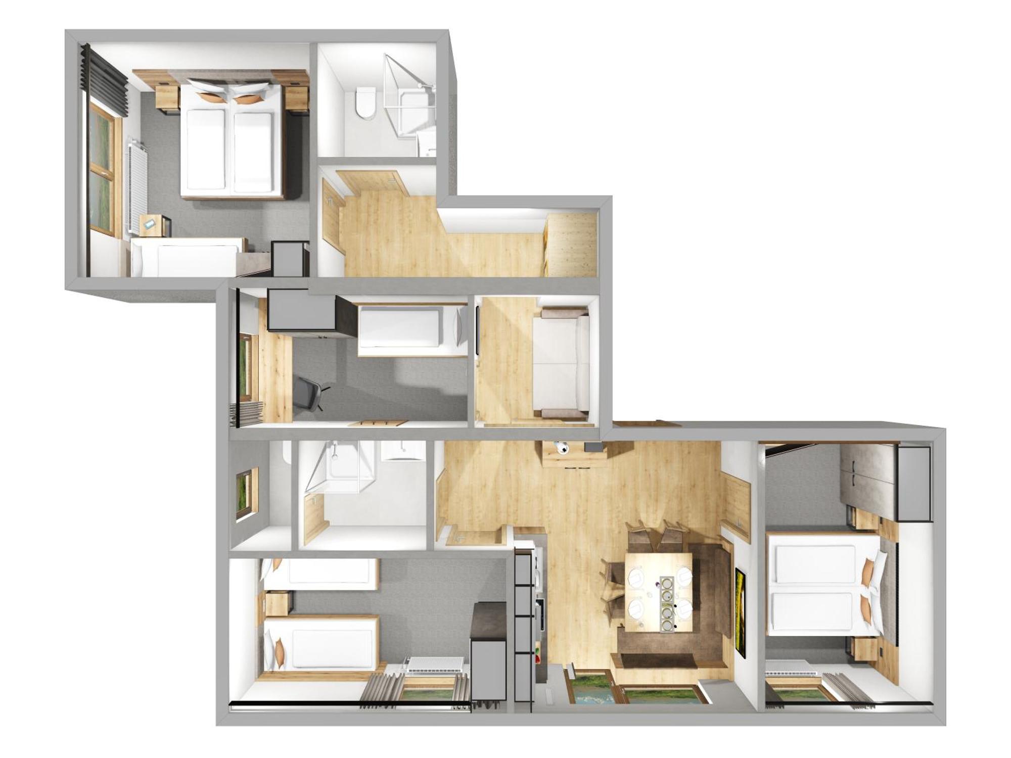 피스 Haus Enzian 아파트 외부 사진
